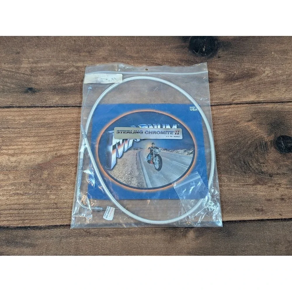 Magnum Sterling Chromite II Motorcycle Clutch Cable High Performance BraidedLine